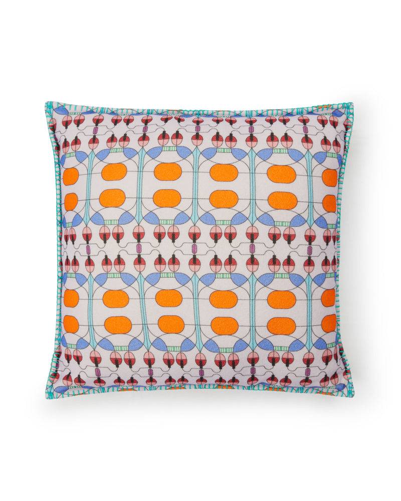 Lanerossi Campanule plaid e cuscino by Elena Salmistraro Spedizione Gratuita