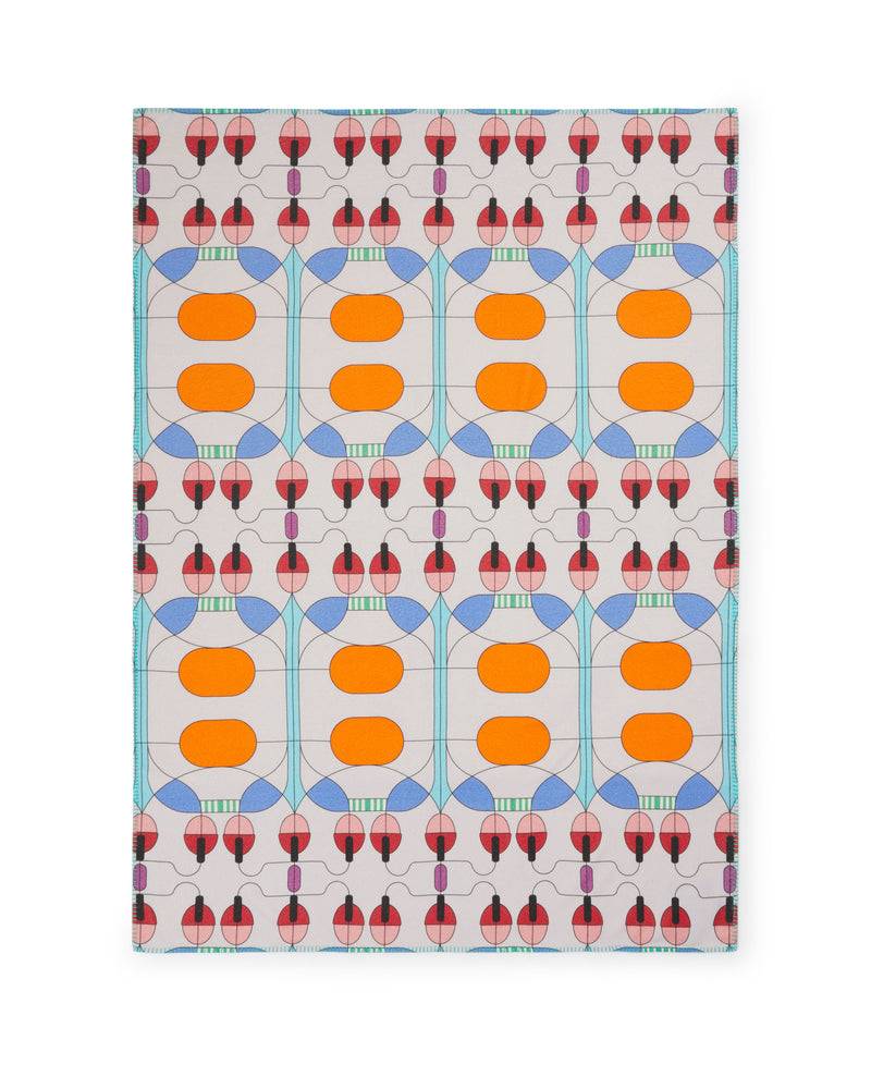 Lanerossi Campanule plaid e cuscino by Elena Salmistraro Spedizione Gratuita