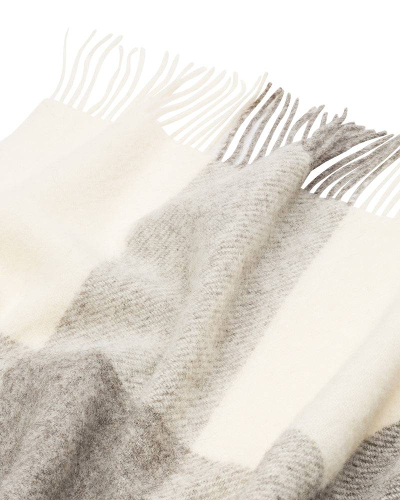 Lanerossi Natural Check plaid in pura lana vergine Affare Del Giorno
