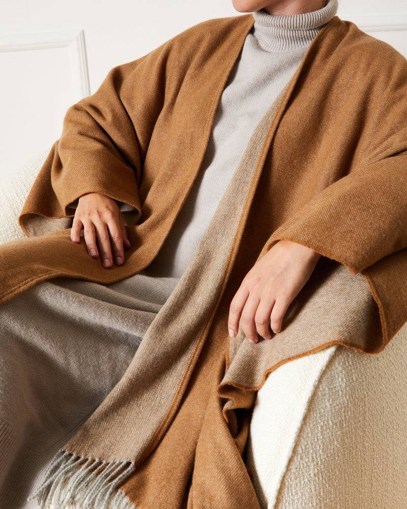 Lanerossi Celine poncho cashmere e lana In Saldo