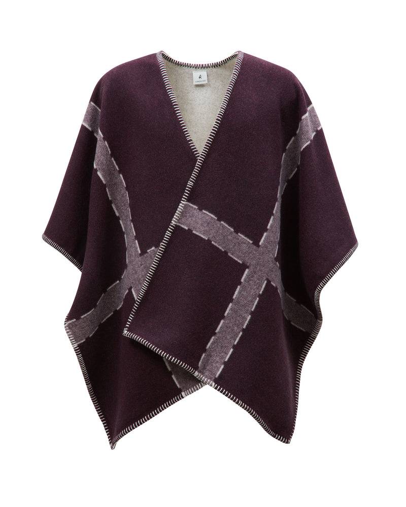 Lanerossi Moritz poncho in misto lana Italy