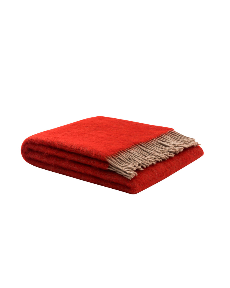 Lanerossi Rossi Story plaid in mohair Offerta