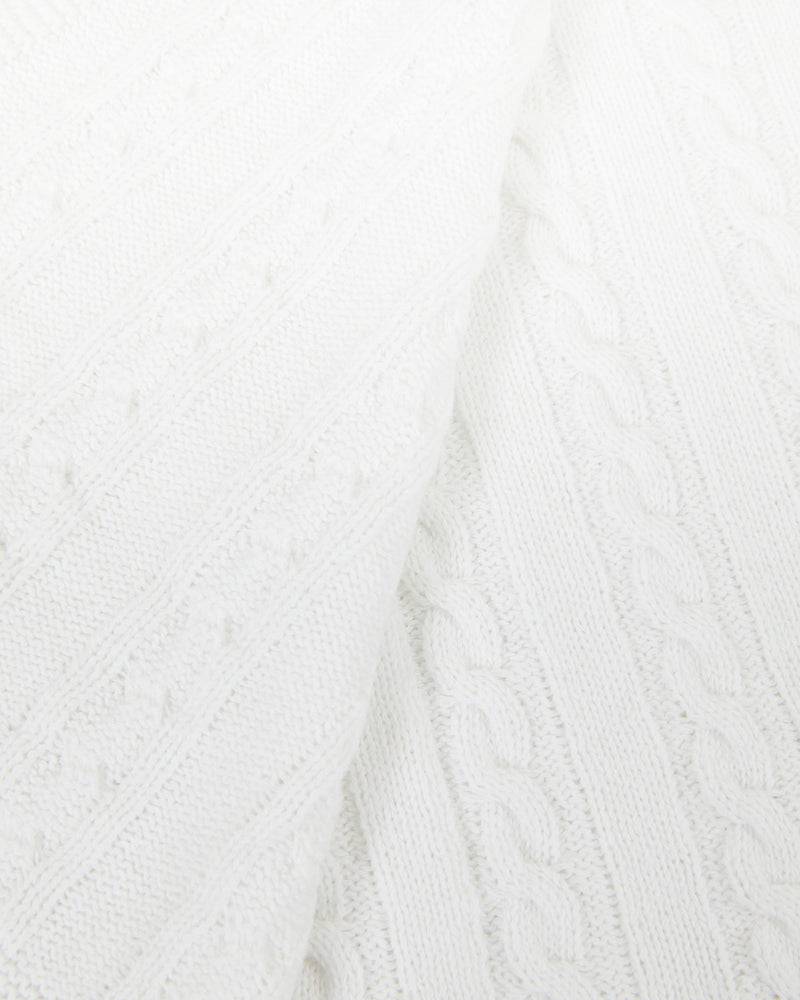 Lanerossi Treccina copertina per culla in puro cotone Qualità