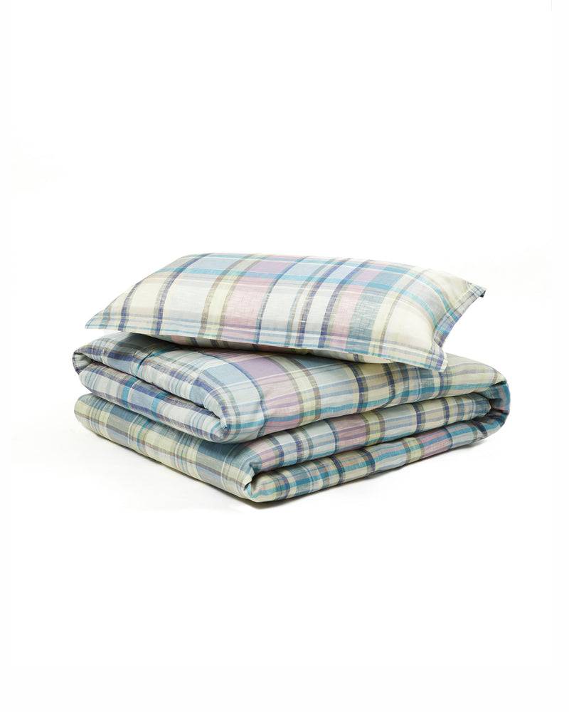 Lanerossi Madras set lenzuola in raso di cotone Nuova