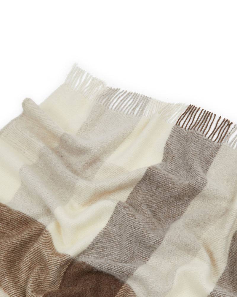 Lanerossi Iseo Check plaid in pura lana Vendita Economica
