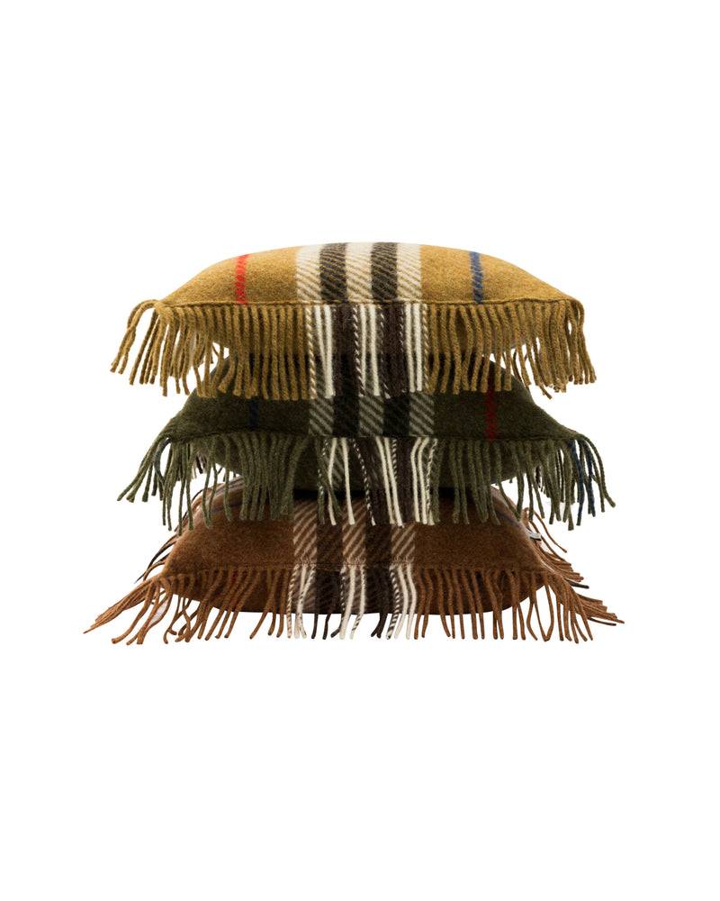Lanerossi Rossi Check cuscino Nuova