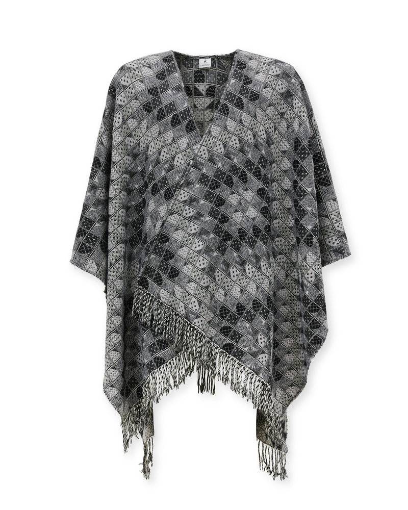 Lanerossi Cincinnati poncho misto lana Italy