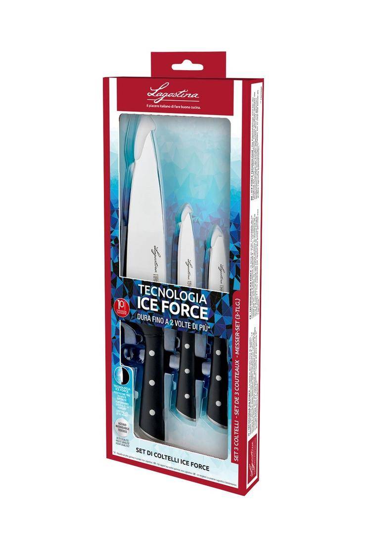 Lagostina Set Ingenio Natura 9 pz e coltelli Iceforce 3 pz Spedizione Gratuita