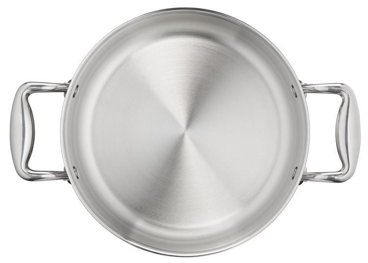Lagostina Accademia Lagofusion®, Casseruola fonda due maniglie con coperchio Soddisfazione Garantita