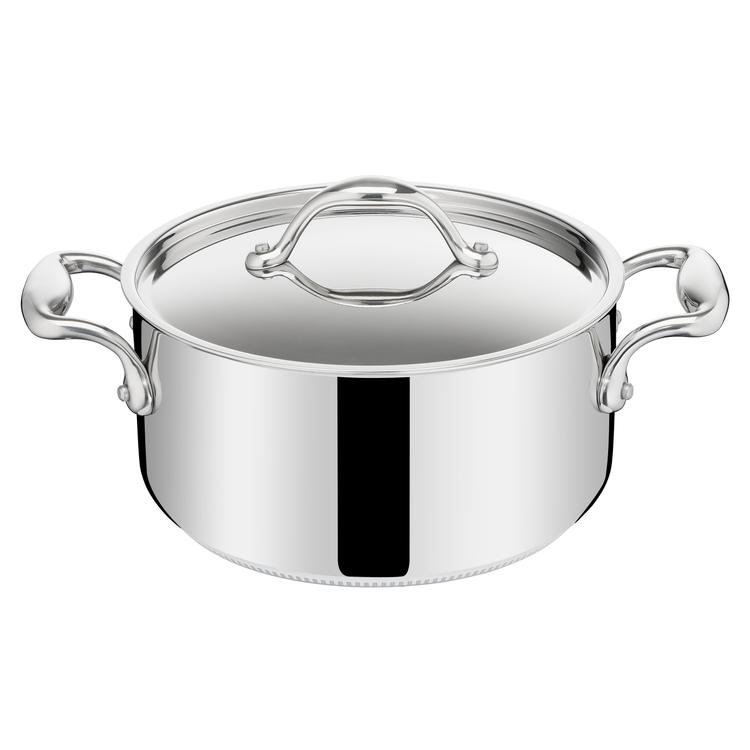 Lagostina Accademia Lagofusion®, Casseruola fonda due maniglie con coperchio Soddisfazione Garantita