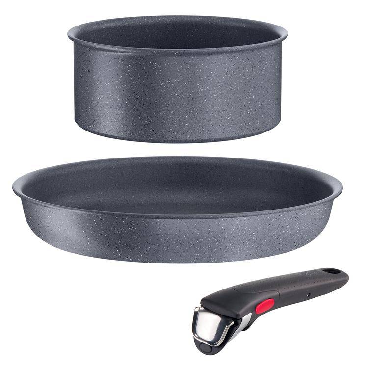 Lagostina Ingenio Mineralis Green, Set 3 pezzi Qualità Garantita