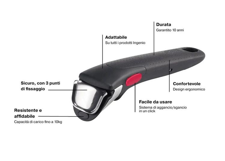 Lagostina Ingenio Essential, Set 6 pezzi I Più Venduti