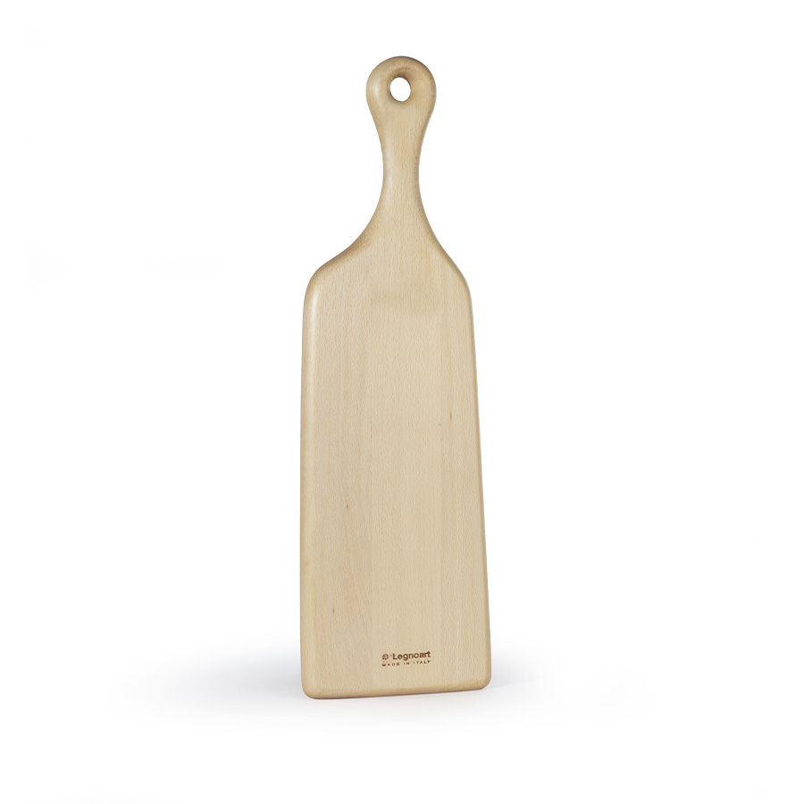Legnoart Prosciutto Tagliere grande e robusto realizzato in legno di faggio, finitura a mano