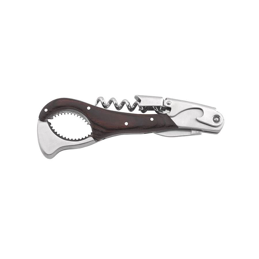 Legnoart Wine Keys 4 in 1 cavatappi professionale con pinza Champagne integrata