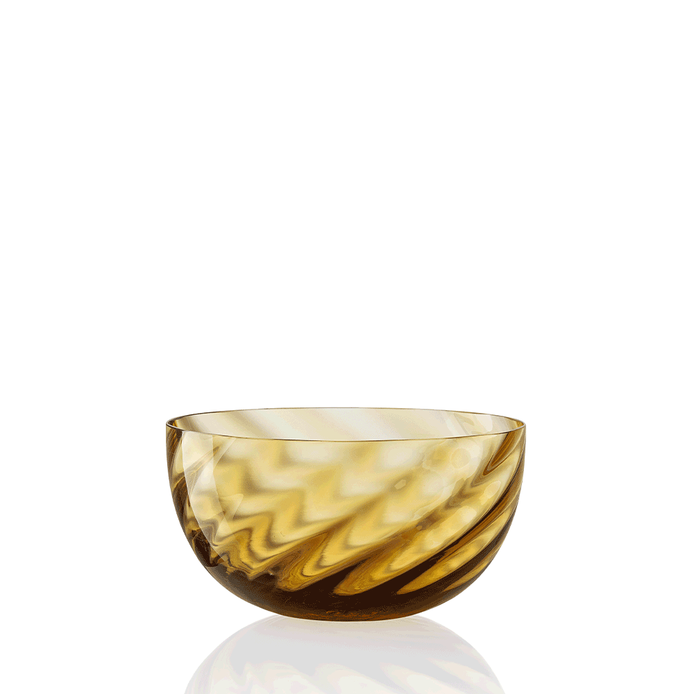 Masonmoretti Idra Set of 6 Bowls Amber Qualità Garantita