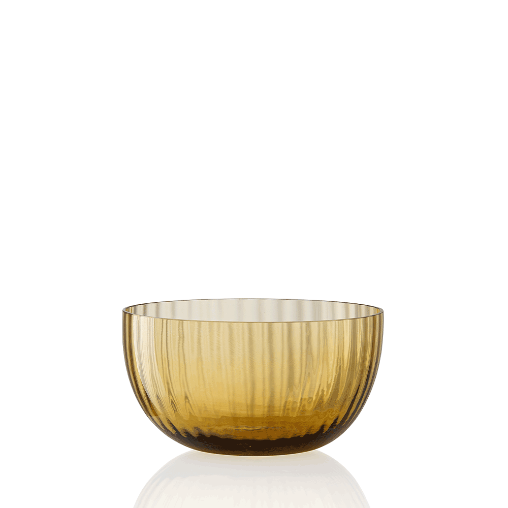 Masonmoretti Idra Set of 6 Bowls Amber Qualità Garantita