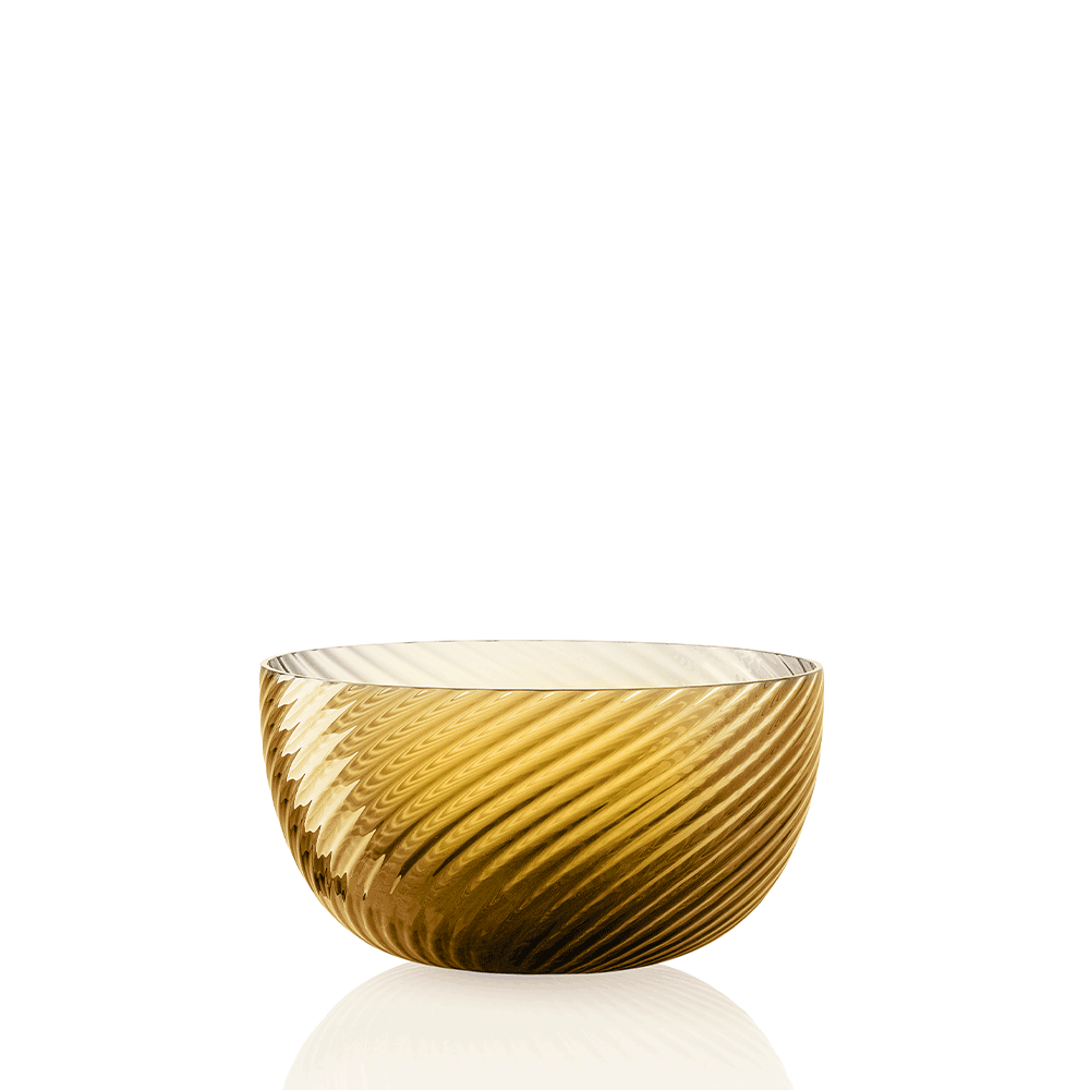 Masonmoretti Idra Set of 6 Bowls Amber Qualità Garantita