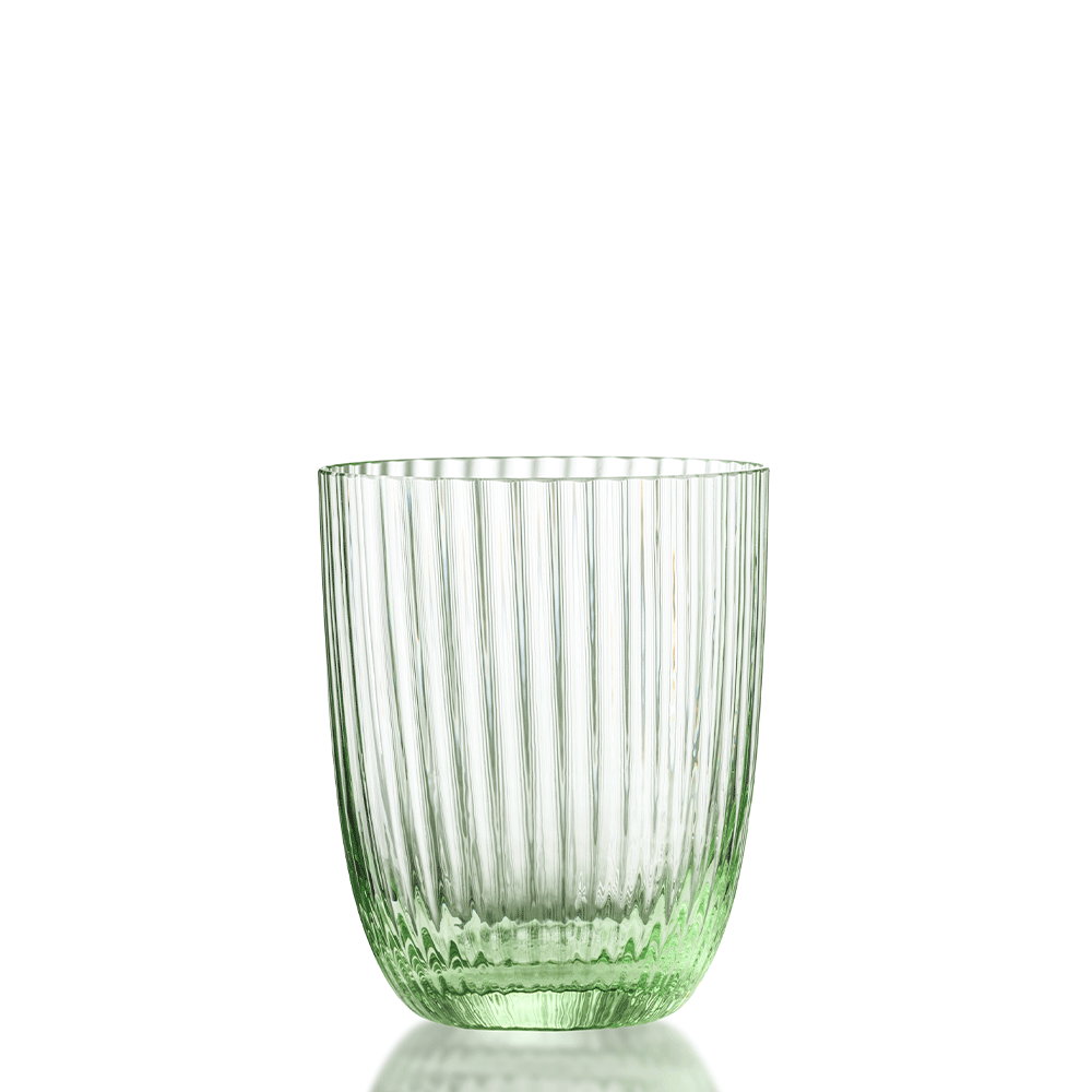 Masonmoretti Idra Set of 6 Water Glasses, Parfum green Spedizione Gratuita