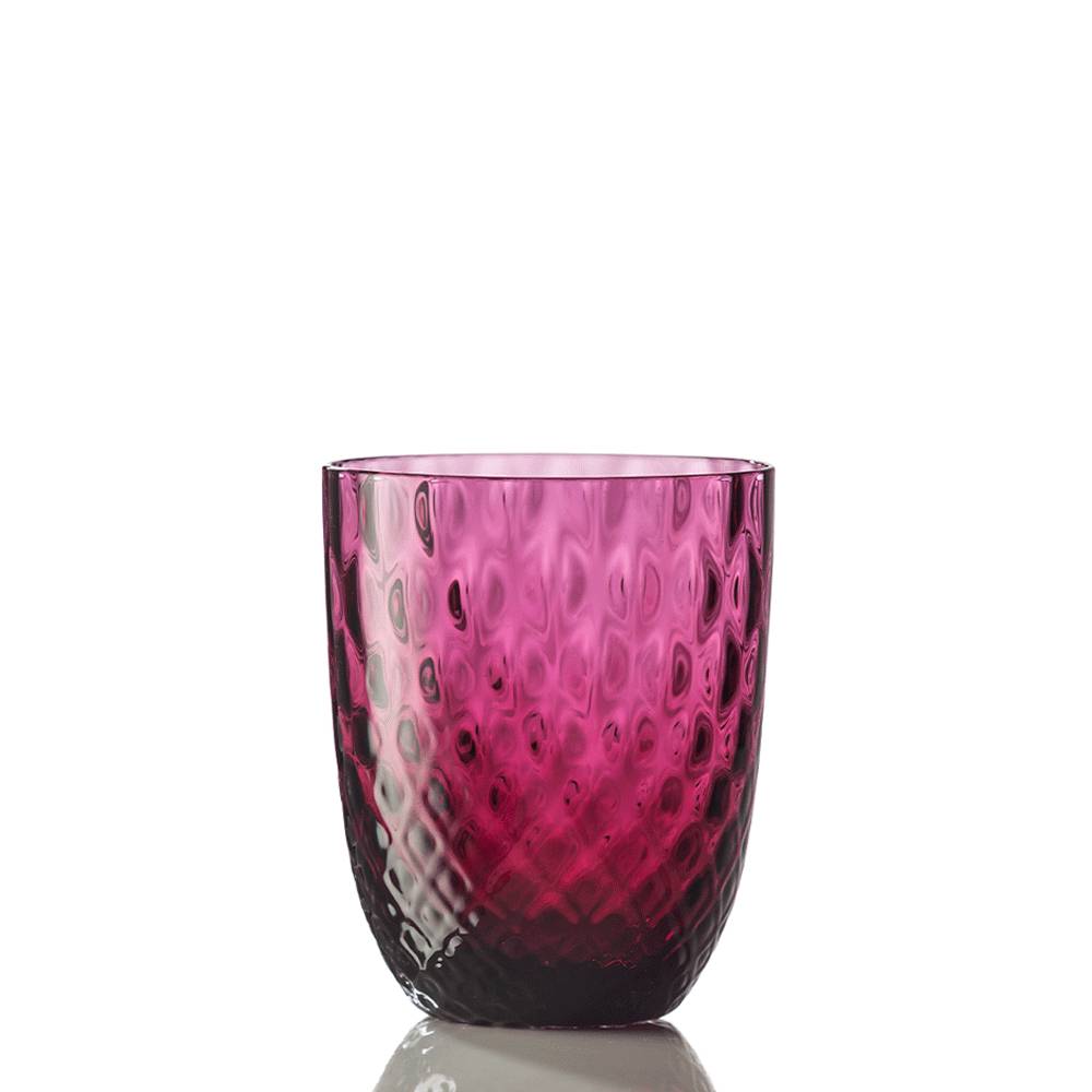 Masonmoretti Water Glass Idra Balloton Ruby Red Sottocosto