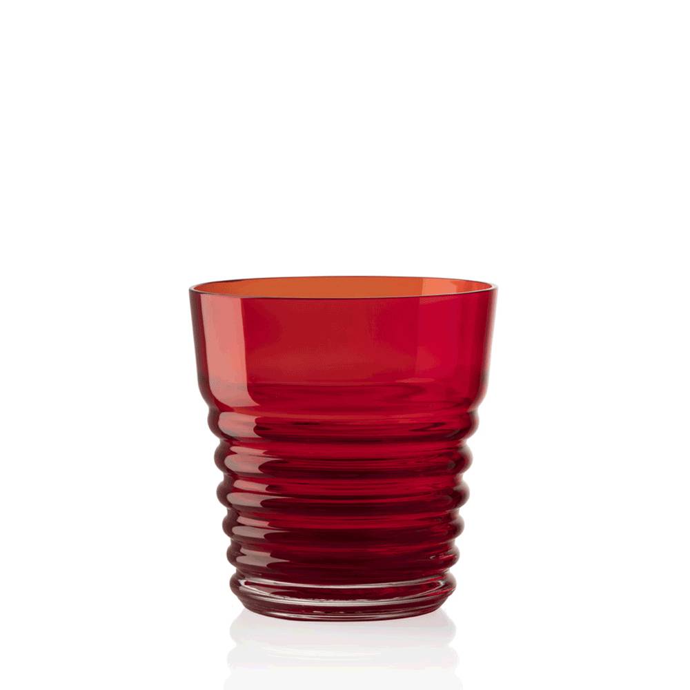 Masonmoretti Met Whisky Glass Red Italia