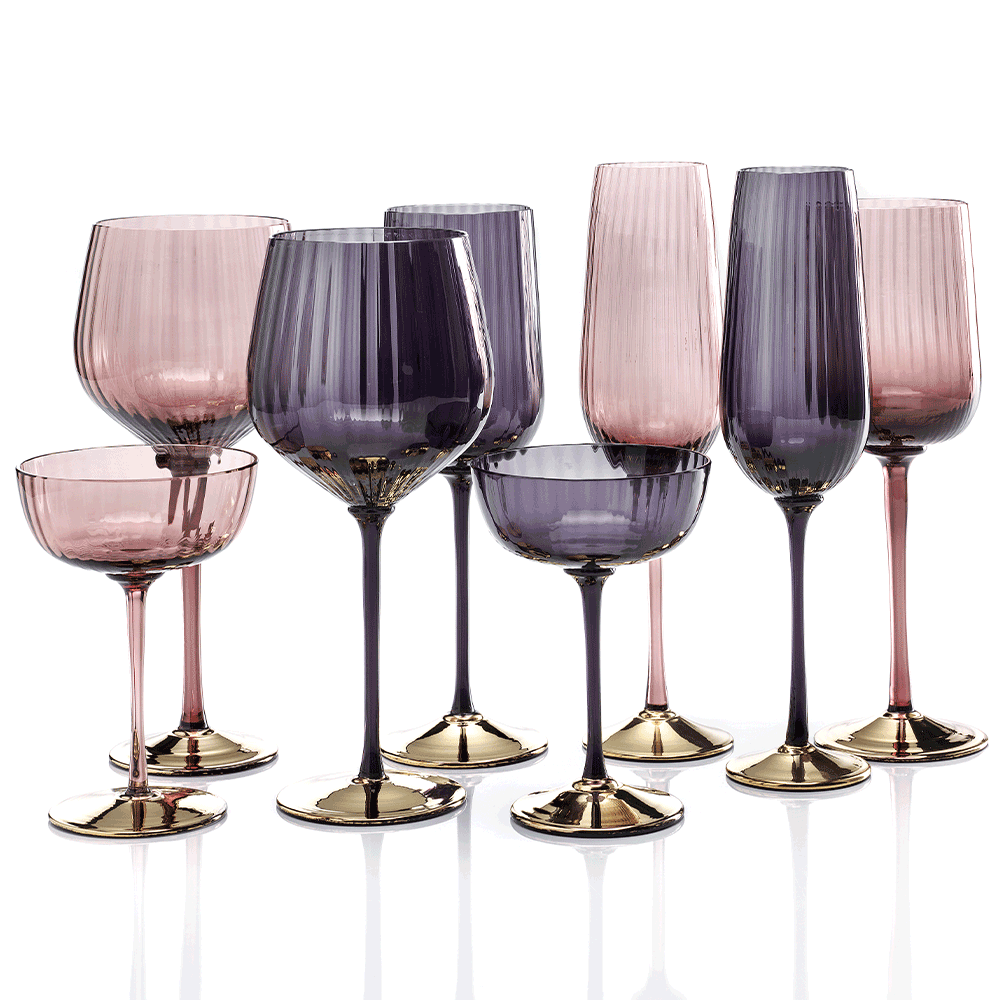 Masonmoretti Cote D'Or White Wine Glass Periwinkle-Gold Fino al 65% di sconto
