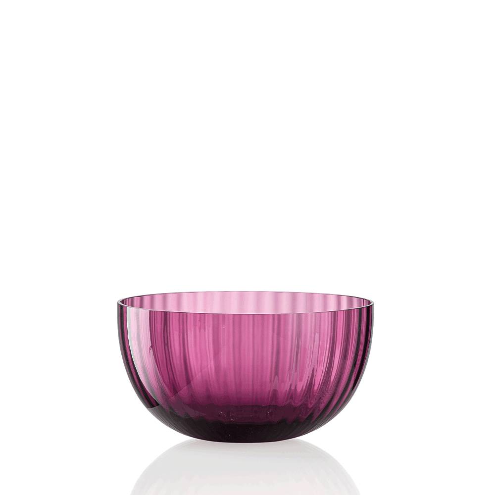 Masonmoretti Idra Bowl Striped Ruby Qualità