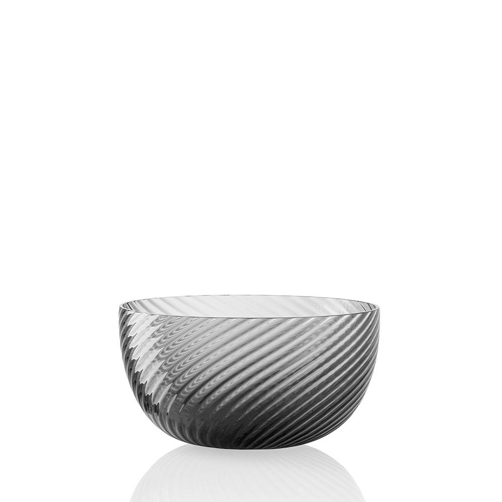 Masonmoretti Idra Bowl Twisted Grey Pezzi Unici
