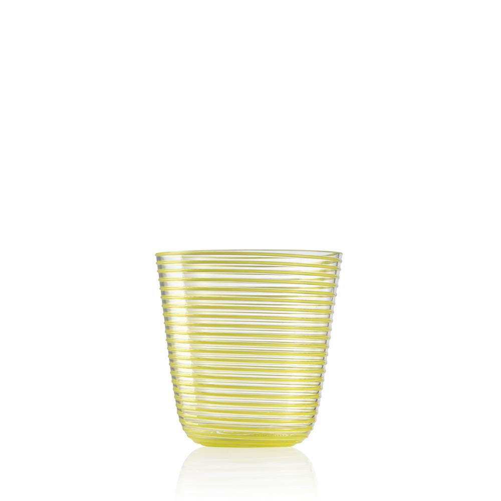 Masonmoretti Wine Glass Twist Yellow Sconti VIP