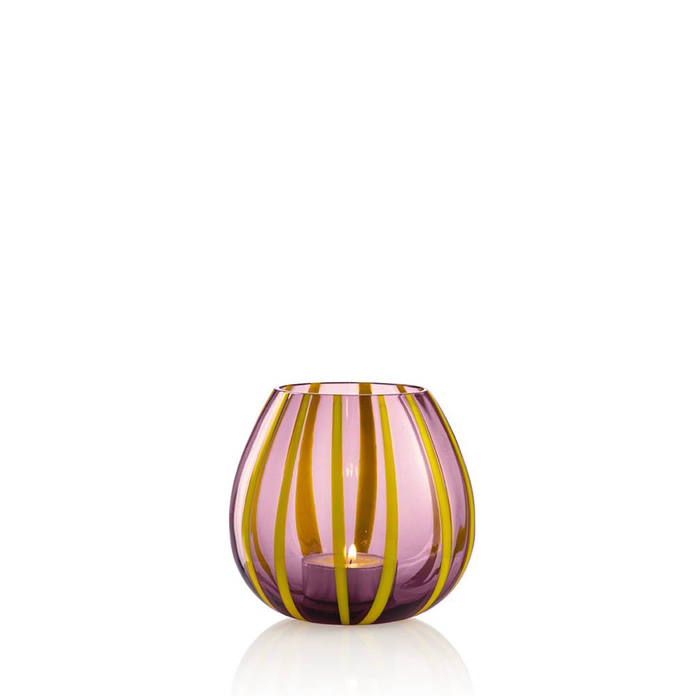 Masonmoretti Candle Holder String Sunflower Yellow Purple Offerte esclusive