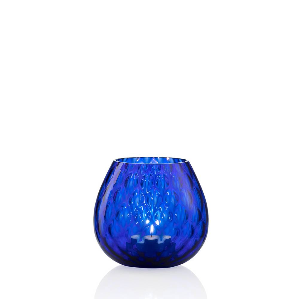 Masonmoretti Candle Holder Macramè Little Blue Black Friday Prezzi