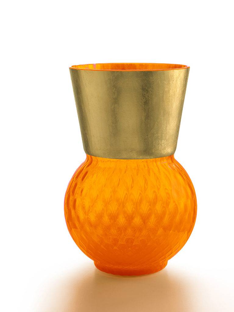 Masonmoretti Vase Large Basilio Orange Italy