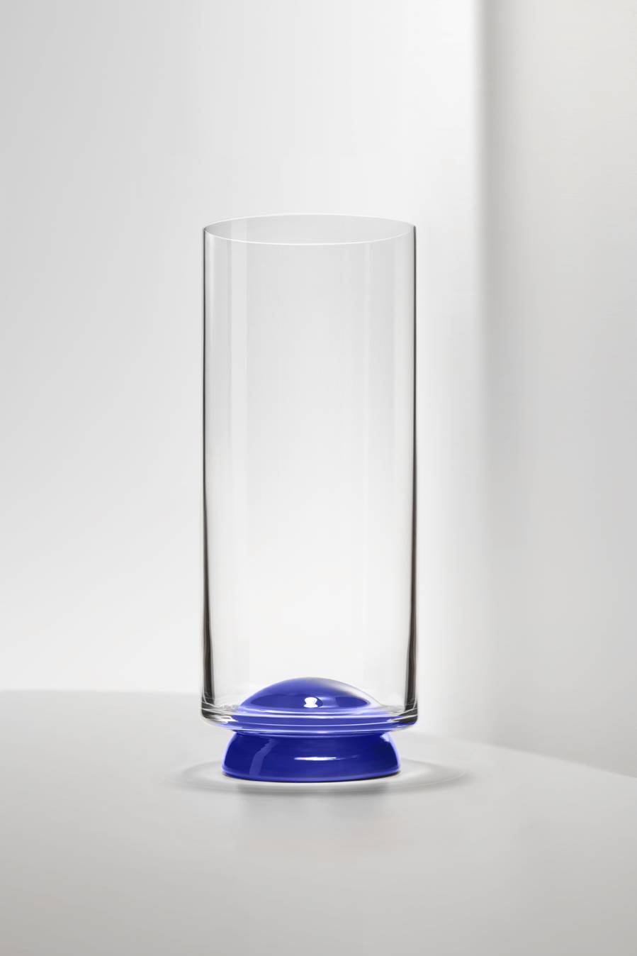 Masonmoretti Water Glass Flute Dot Blue Vendita