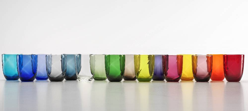 Masonmoretti Set of 16 Idra Tumblers, Lente Collection Offerta migliore