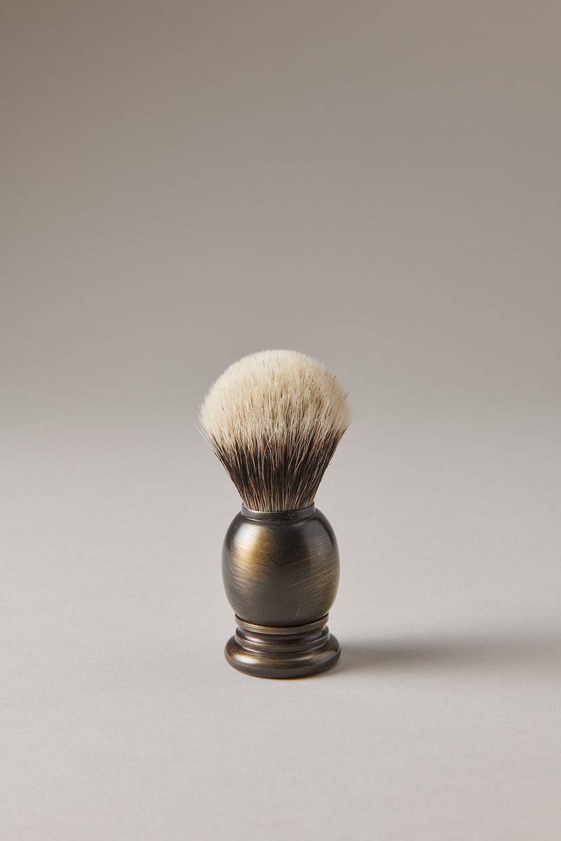 Lorenzi Milano Pennello barba ottone anticato in Ottone anticato