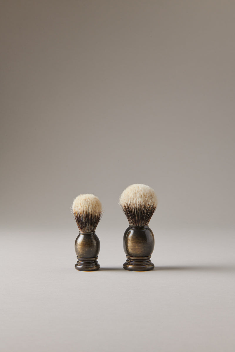 Lorenzi Milano Pennello barba ottone anticato in Ottone anticato Qualità Garantita