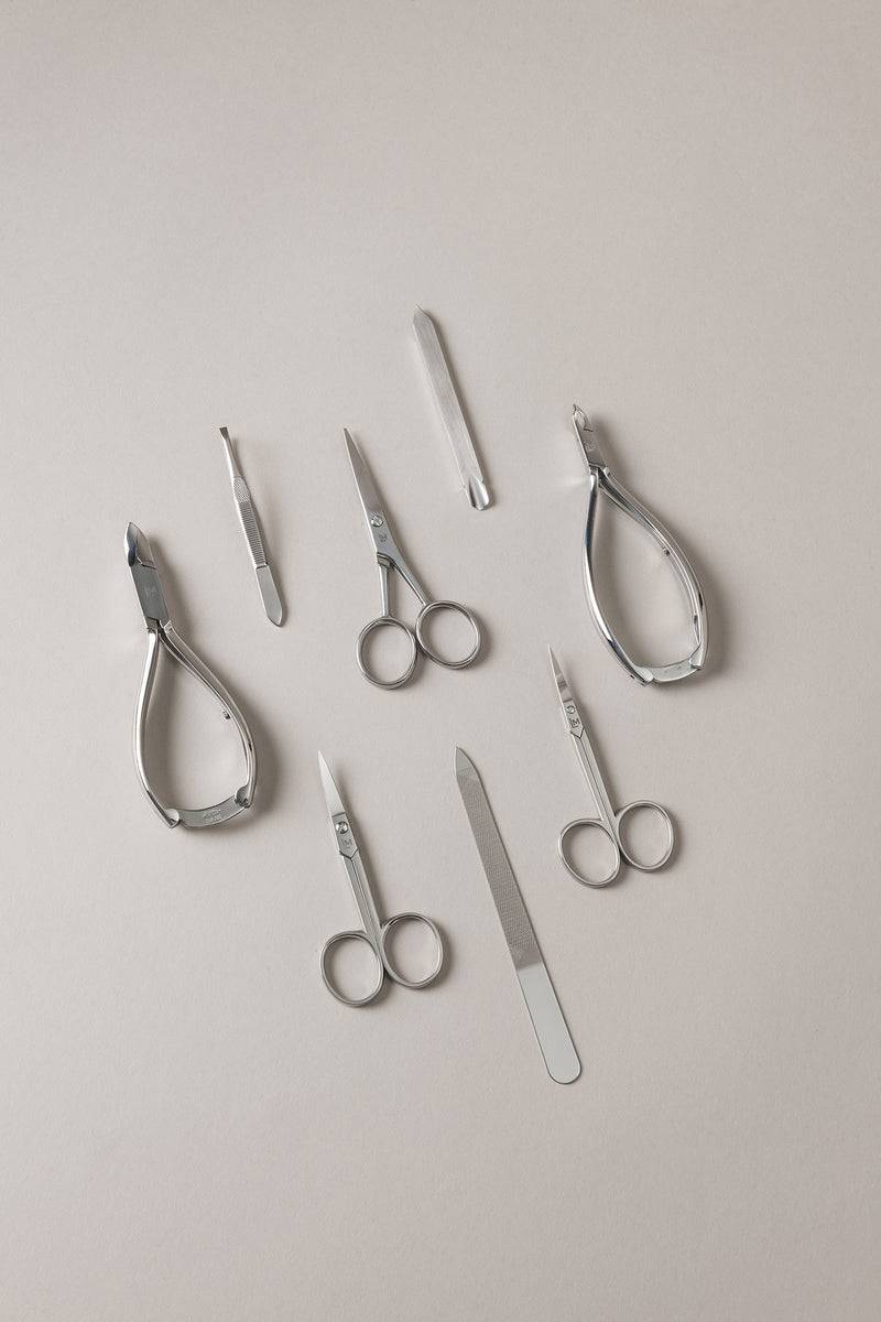 Lorenzi Milano Completo manicure da toilette in Zebu In Saldo