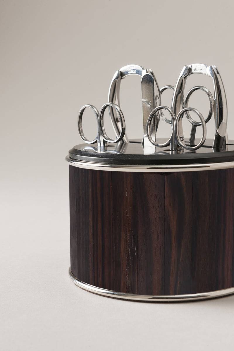 Lorenzi Milano Completo manicure da toilette in Legno 2025