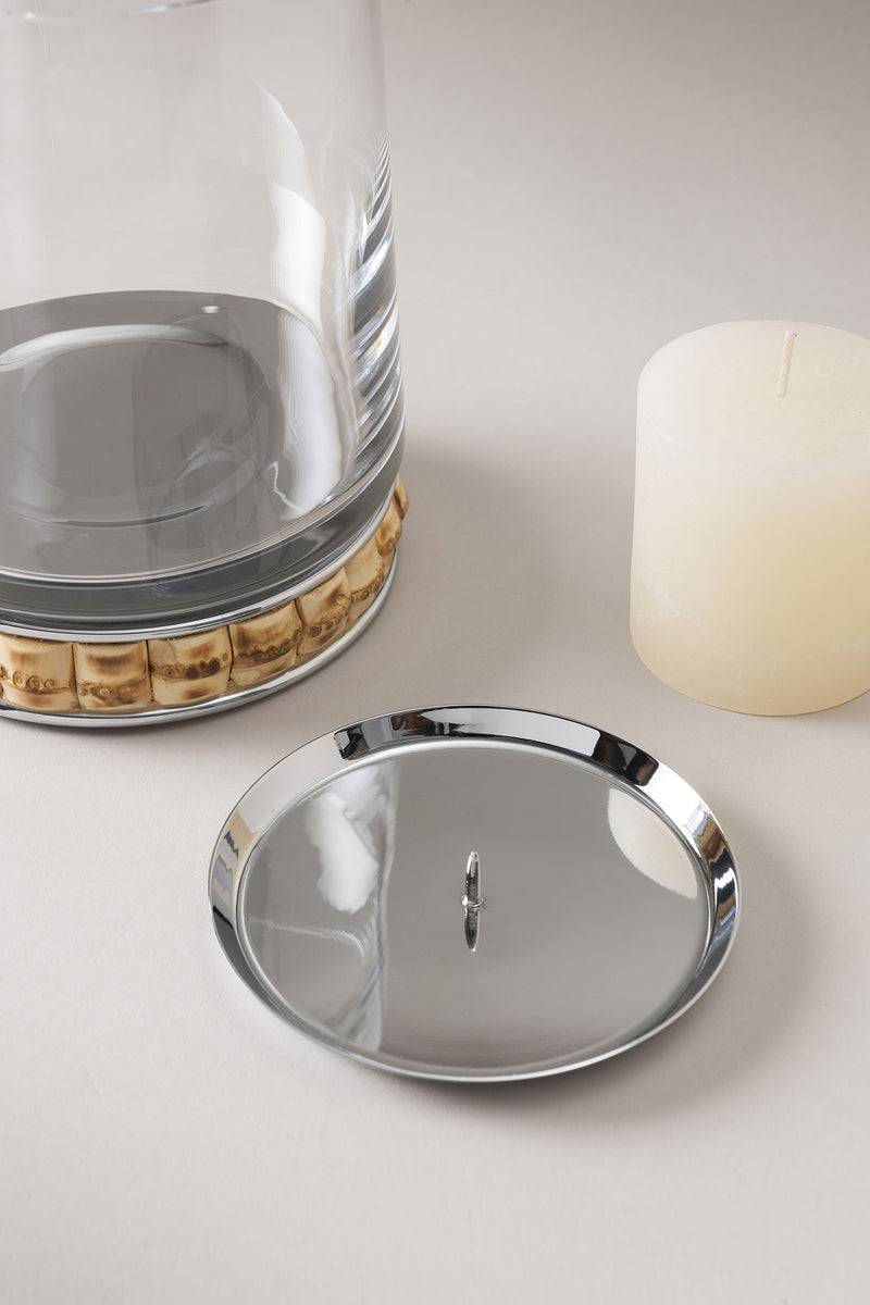 Lorenzi Milano Porta candele grande in Bambù Offerta