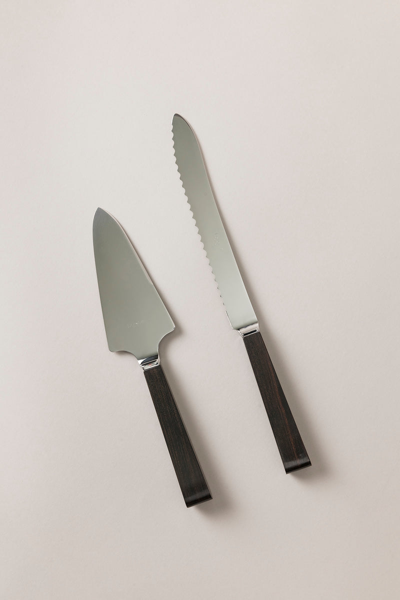 Lorenzi Milano Coltello e pala torta (individuali) in Legno Ultimo giorno