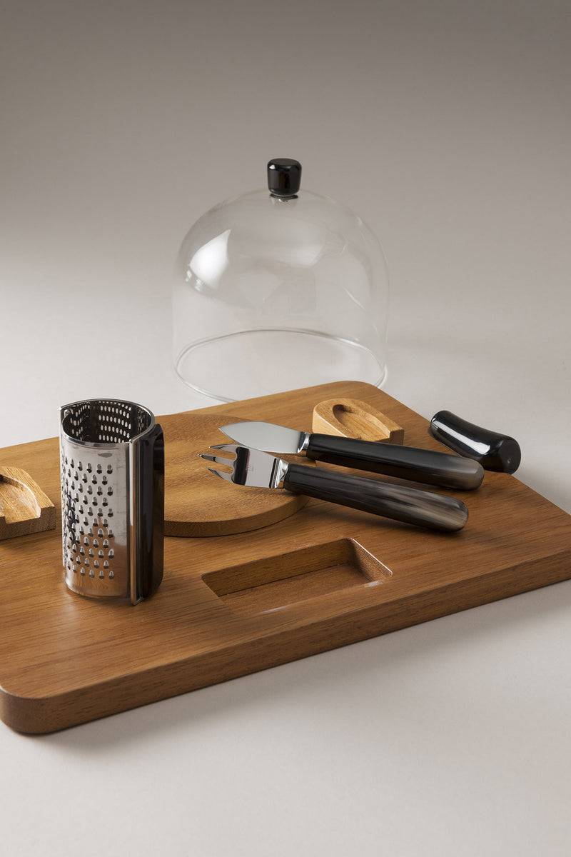 Lorenzi Milano Set da parmigiano in Zebu Saldi