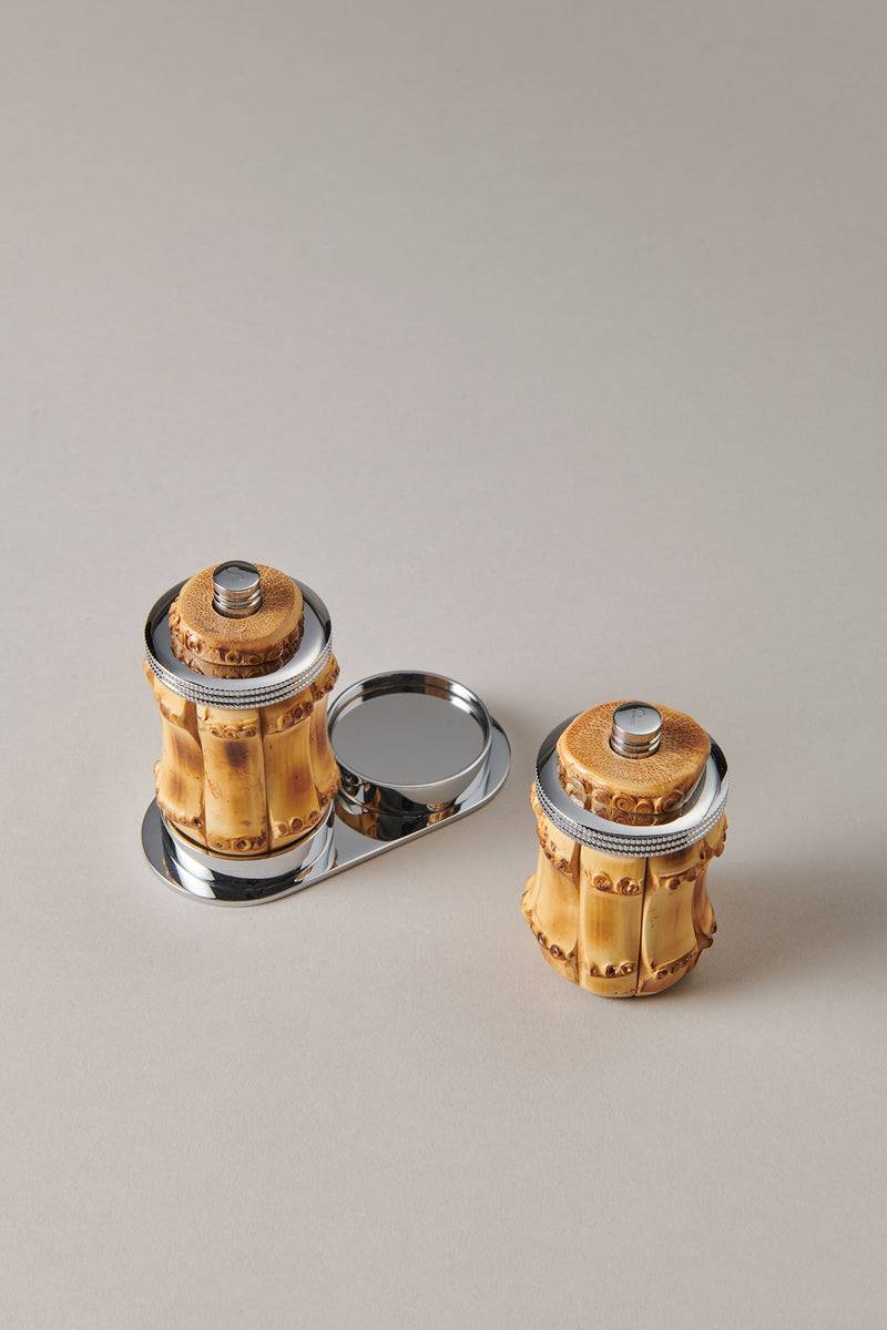 Lorenzi Milano Set macina sale e pepe mignon in Bambù Offerte esclusive