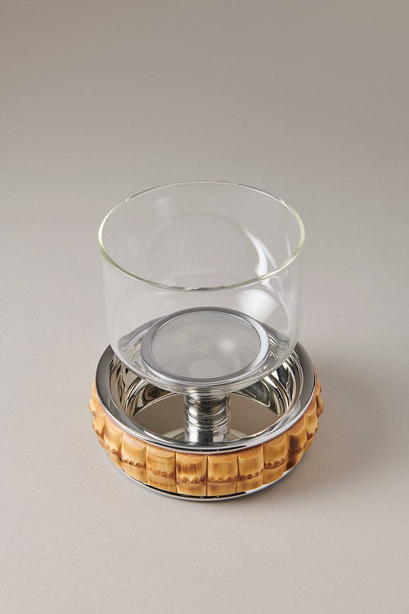 Lorenzi Milano Filtro vino per decanter in Bambù Qualità Garantita