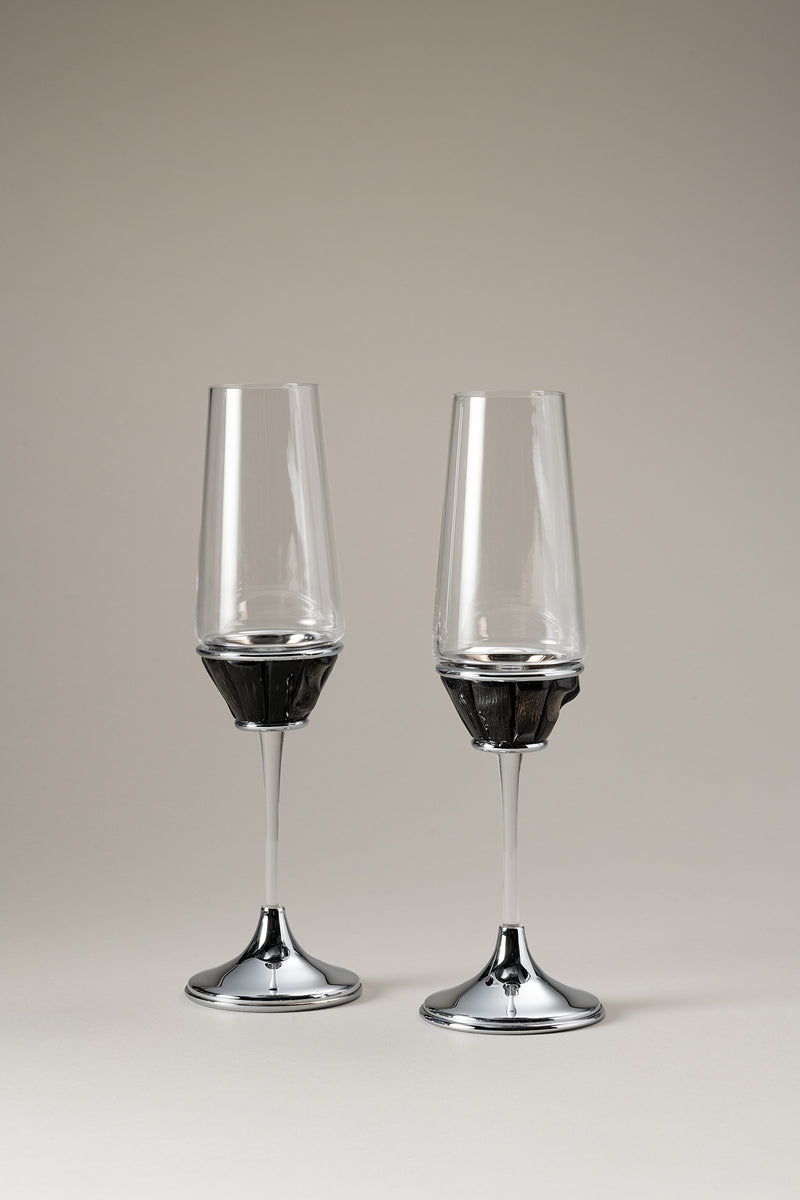 Lorenzi Milano Coppia flute champagne in Orice