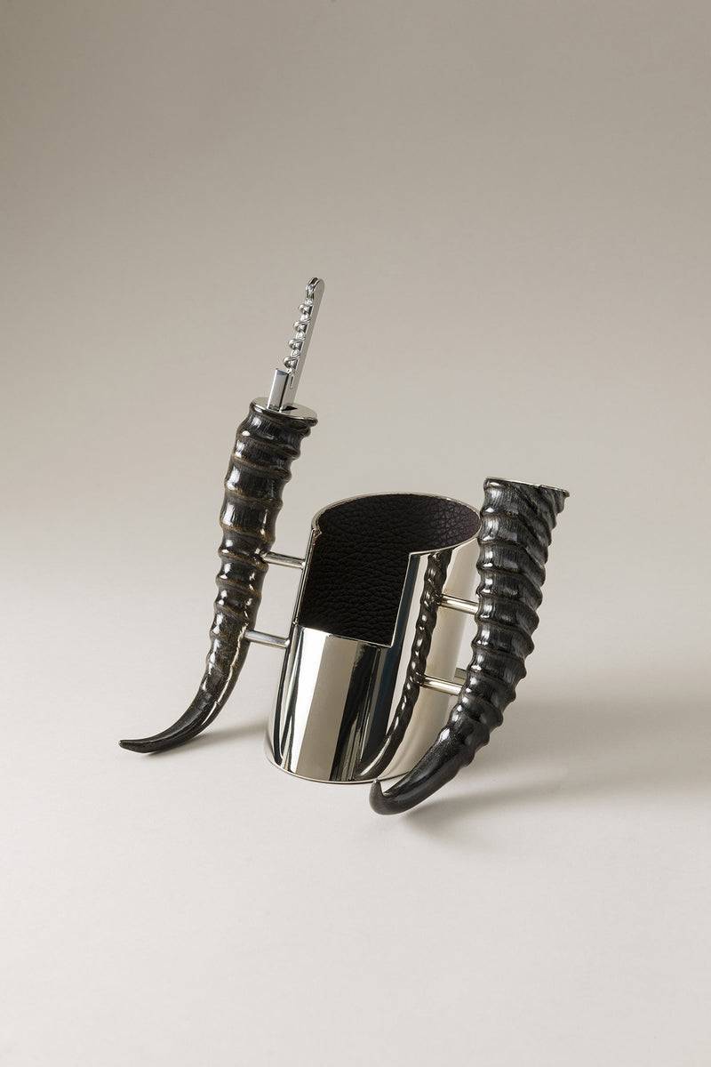 Lorenzi Milano Porta bottiglie con impugnature in Springbok Negozio online di fabbrica