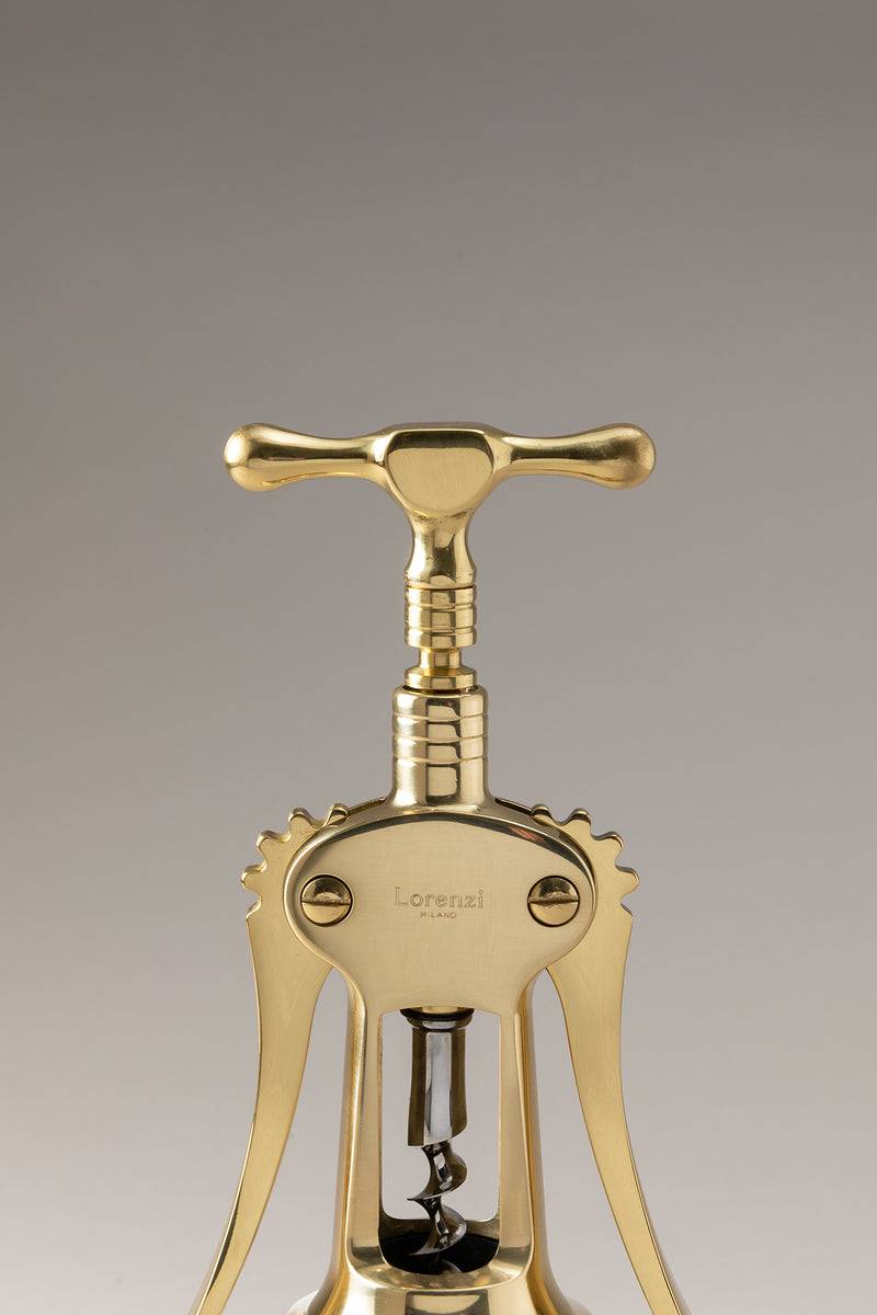 Lorenzi Milano Cavatappi tradizionale ottone semplice in Ottone zaponato Cyber Monday