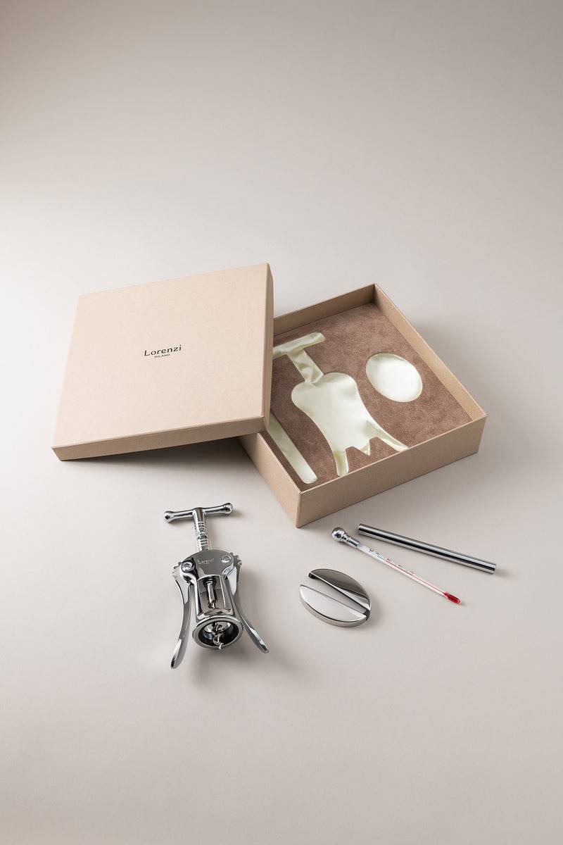 Lorenzi Milano Set vino piccolo in Ottone cromato Fino al 65% di sconto