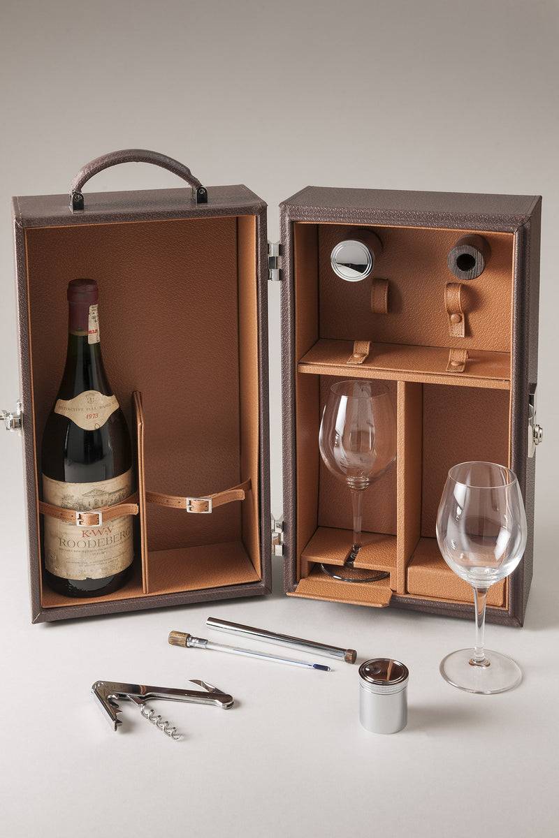 Lorenzi Milano Valigia per bottiglie vino in Cinghiale Black Friday Prezzi