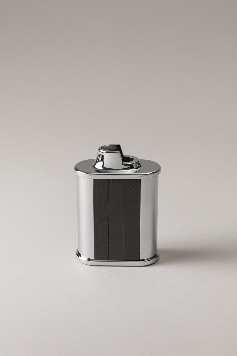 Lorenzi Milano Porta accendino Bic tavolo in Carbonio