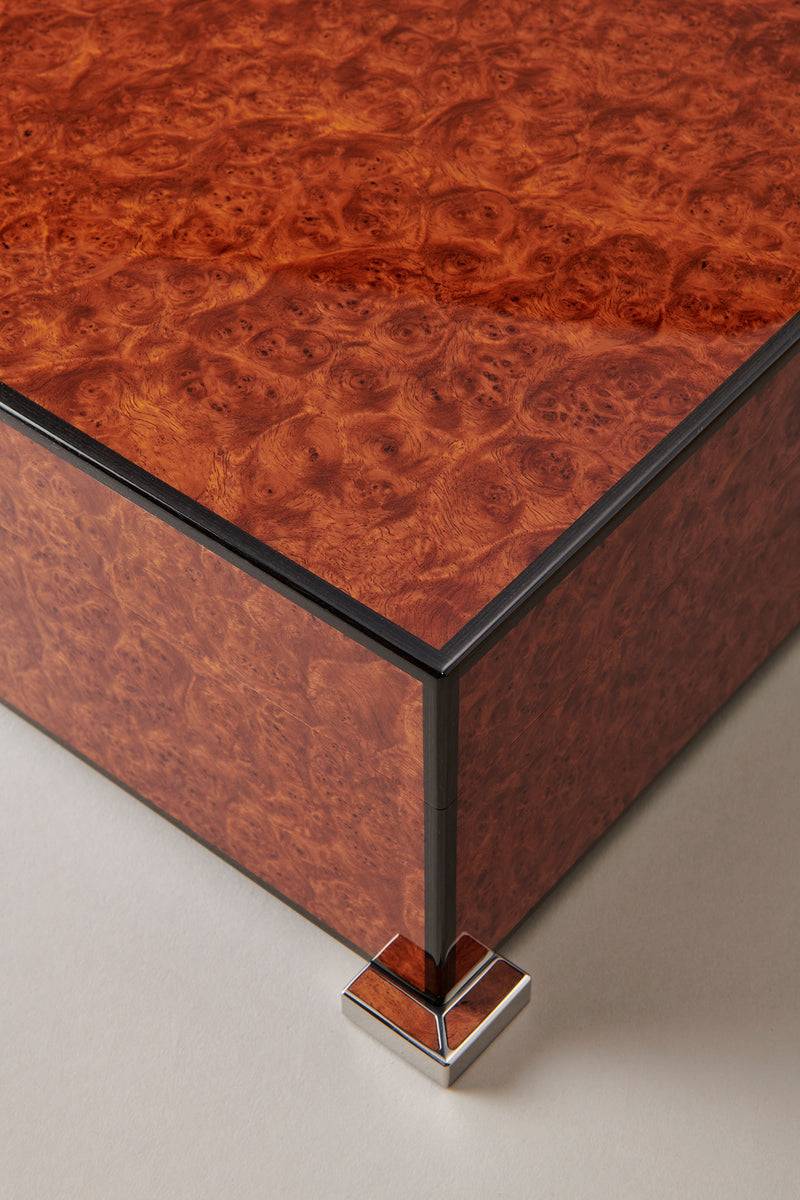 Lorenzi Milano Umidificatore porta sigari grande in Amboina Latest stili