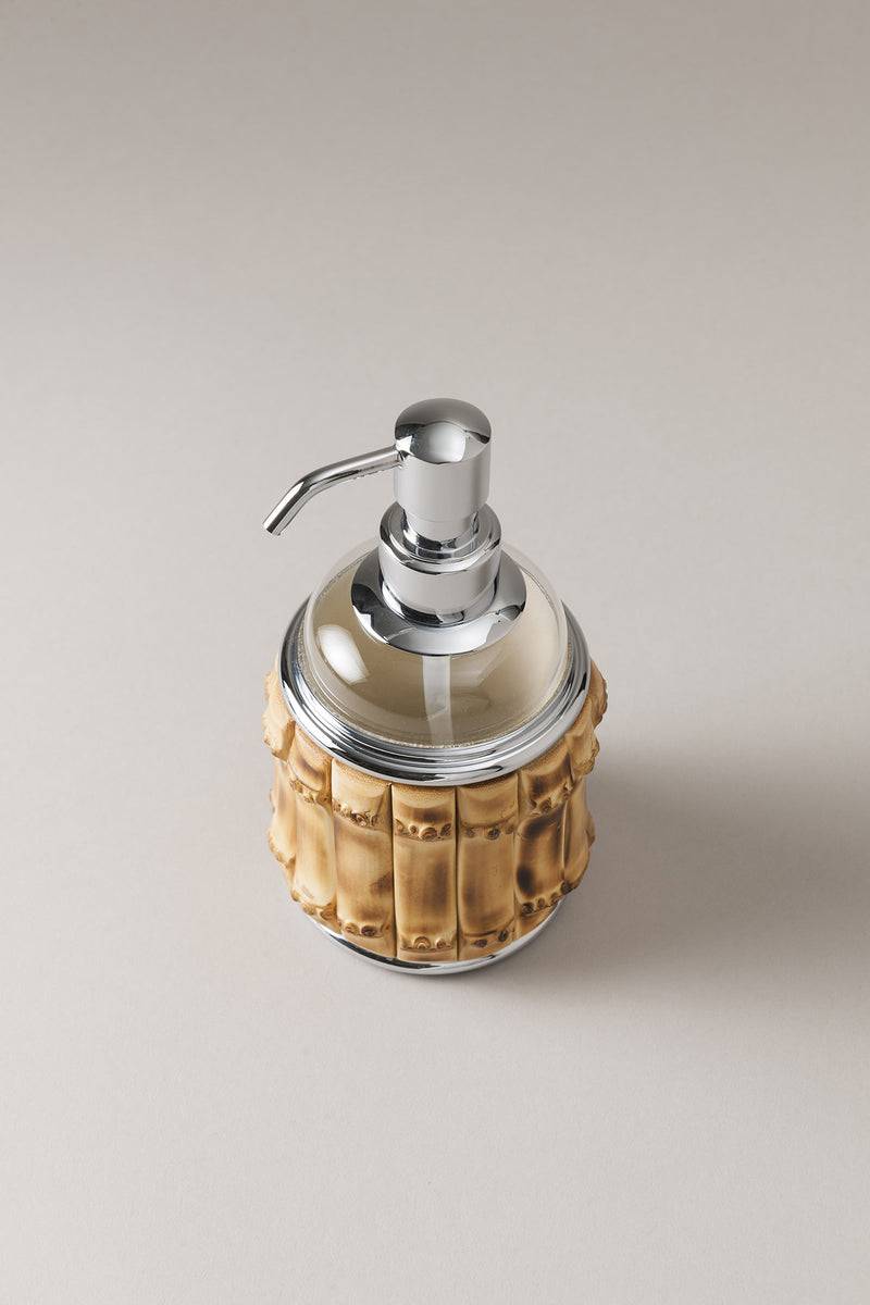 Lorenzi Milano Dispenser per sapone in Bambù Promozione temporanea